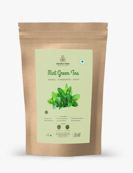 Mint Green Tea - 500 g | Verified Sustainable by Brown Living™