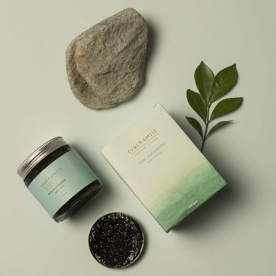 Mint & Matcha Body Scrub – Body Scrub on Brown Living™. SKU: 065 - 01442 - TBS - 1 - 100g. Img 2.