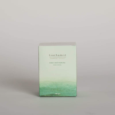 Mint & Matcha Body Scrub – Body Scrub on Brown Living™. SKU: 065 - 01442 - TBS - 1 - 100g. Img 4.