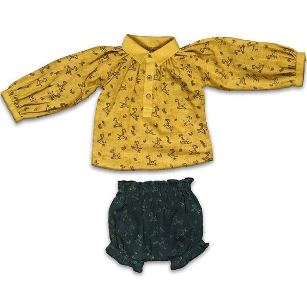 Buy Mira Jhabla Set For Girls | Shop Verified Sustainable Products on Brown Living