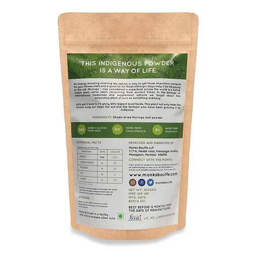 Buy Miraculous Moringa Powder - 200gm | Shop Verified Sustainable Products on Brown Living