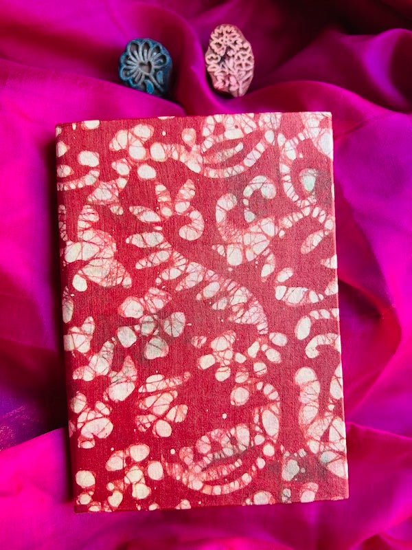 Buy Mitti - Upcycled Handloom Fabric Journal HardBound | Shop Verified Sustainable Notebooks & Notepads on Brown Living™