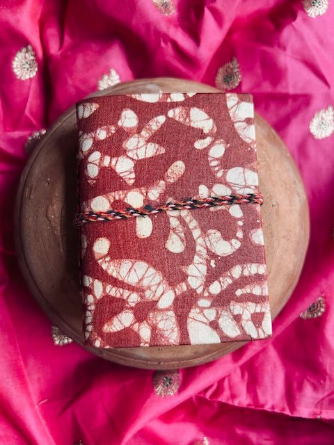 Mitti - Upcycled Handloom Fabric - Pocket Diary | Verified Sustainable by Brown Living™