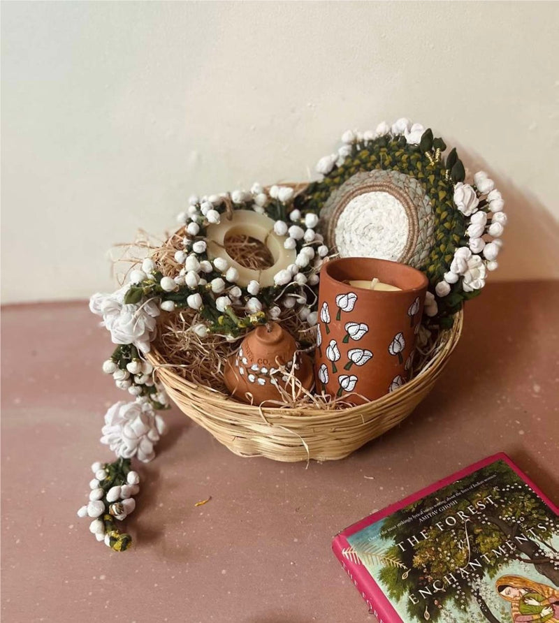 Buy Mogra Ki Kali Basket of Nature (4 Variations) | Shop Verified Sustainable Gift Hampers on Brown Living™