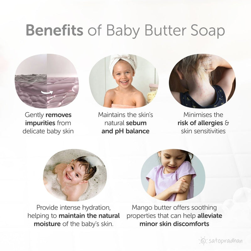 Buy Moisturising Baby Soap for Sensitive Skin 100g | Shop Verified Sustainable Body Soap on Brown Living™