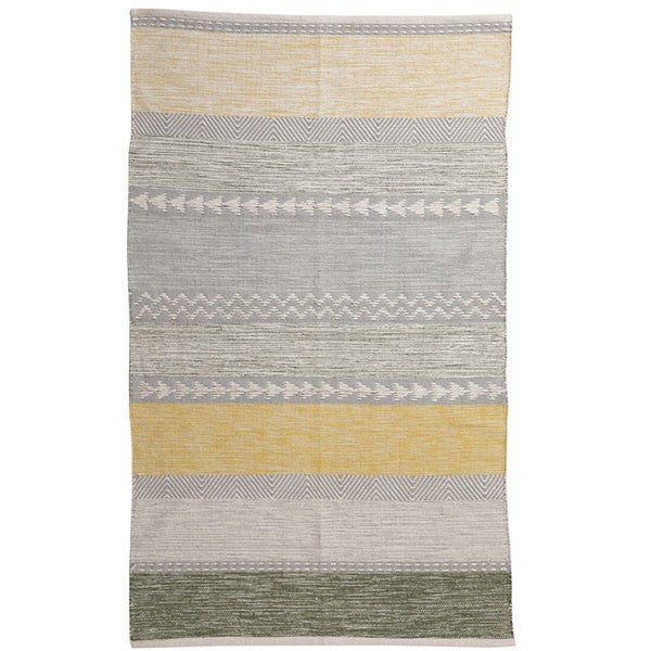 Buy Monsoon Streat Cotton Rug (Large) | Shop Verified Sustainable Mats & Rugs on Brown Living™