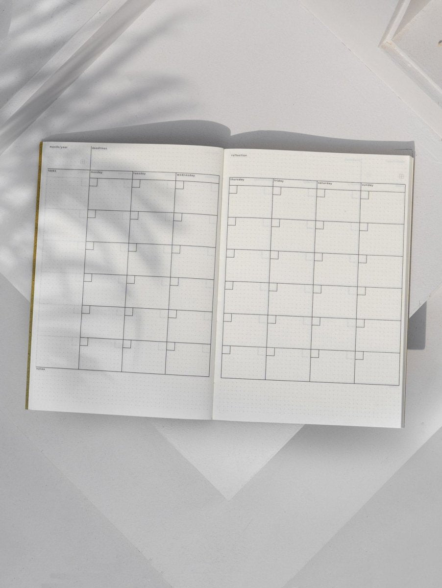 Monthly Planner | Sustainable Stationery | Verified Sustainable by Brown Living™