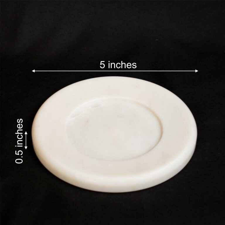 Buy Moon Marble Trinket Tray White | Shop Verified Sustainable Decor & Artefacts on Brown Living™