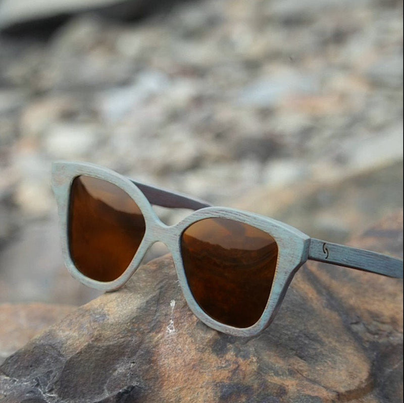 Buy Mora Wooden Sunglass - Handcrafted Unisex | Shop Verified Sustainable Womens Sunglasses on Brown Living™