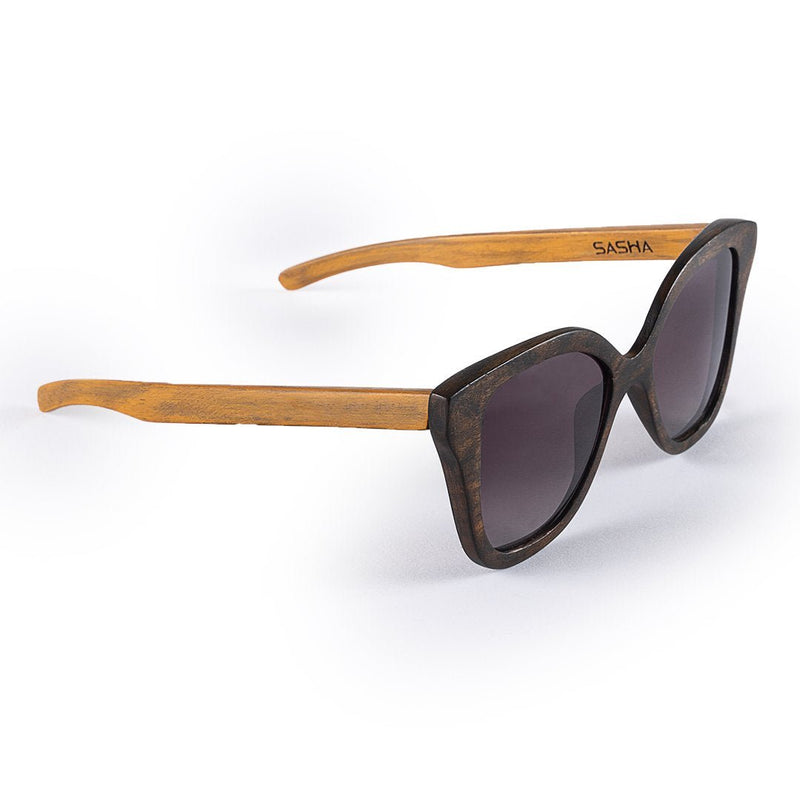 Buy Mora Wooden Sunglass - Handcrafted Unisex | Shop Verified Sustainable Womens Accessories on Brown Living™