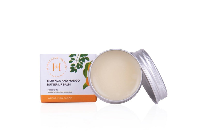 Buy Moringa and Mango Butter Lip Balm | Hydrating Organic Lip Balm | Shop Verified Sustainable Lip Balms on Brown Living™