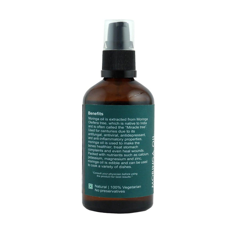 Buy Moringa Cold Pressed Essential Oil - 100mL | Shop Verified Sustainable Products on Brown Living