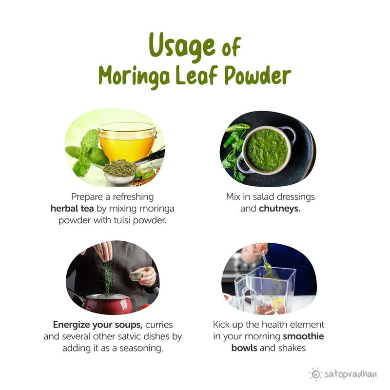 Buy Moringa Leaf Powder - 100g | Shop Verified Sustainable Products on Brown Living