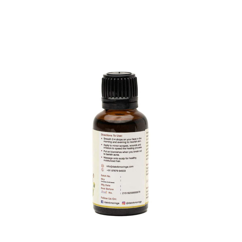 Buy Moringa Seeds Cold Pressed Oil - 30 ml | Shop Verified Sustainable Products on Brown Living