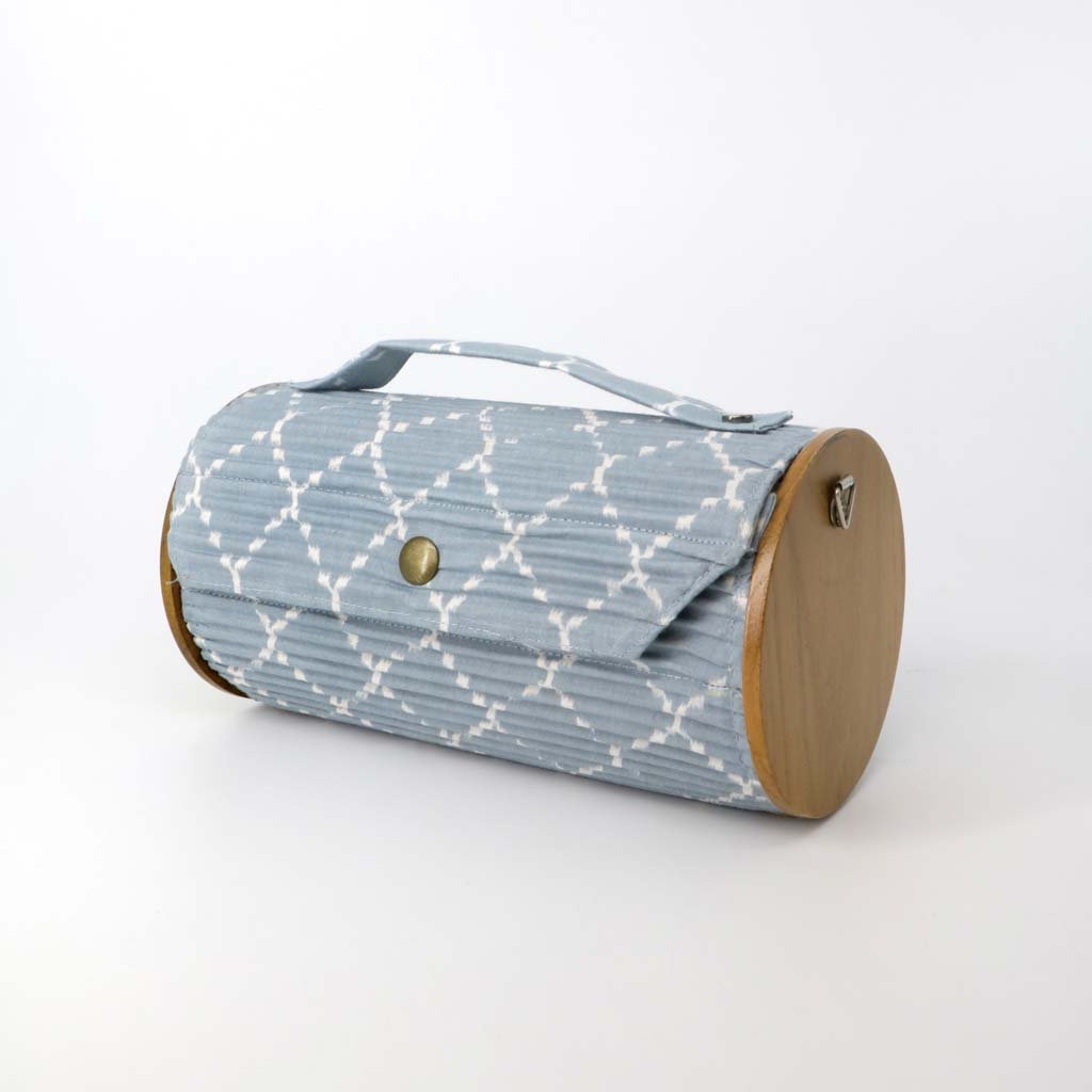 Morning Frost Round Clutch | Verified Sustainable by Brown Living™