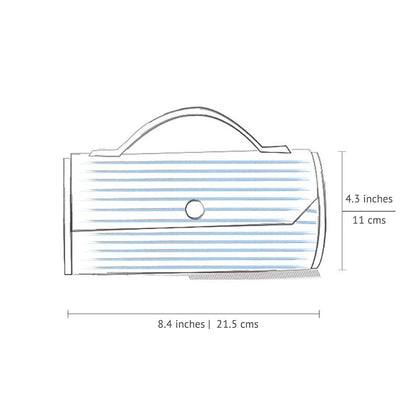 Morning Frost Round Clutch | Verified Sustainable by Brown Living™