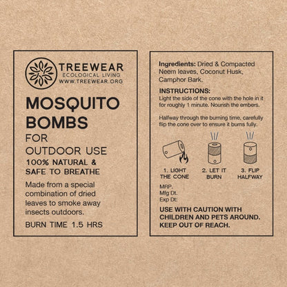 Mosquito Repellent Smoke Bombs - Pack of 3 | Verified Sustainable by Brown Living™