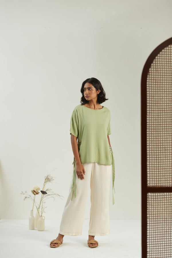 Buy Moss Green Top | Womens Top | Shop Verified Sustainable Products on Brown Living