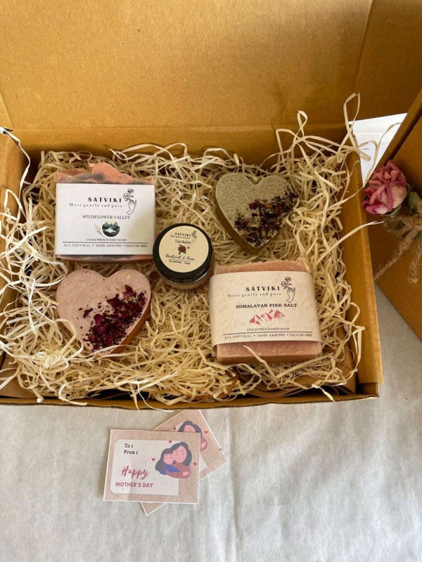 Buy Sustainable Gift Box | Soaps and Lip Balm | Personal Care Gift Box | Gift for Rakhi | Shop Verified Sustainable Products on Brown Living