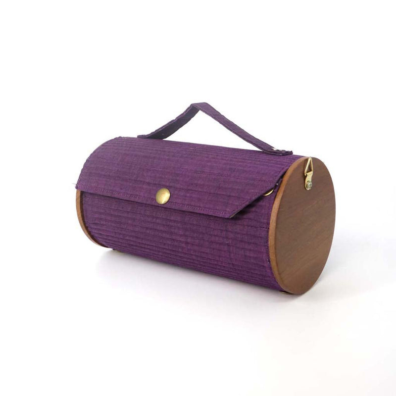 Buy Mountain Vale Round Clutch | Shop Verified Sustainable Products on Brown Living