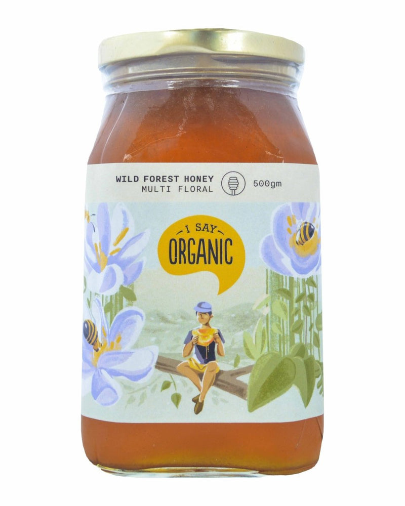 Buy Multi-Floral Wild Forest Honey - 500g | Shop Verified Sustainable Honey & Syrups on Brown Living™