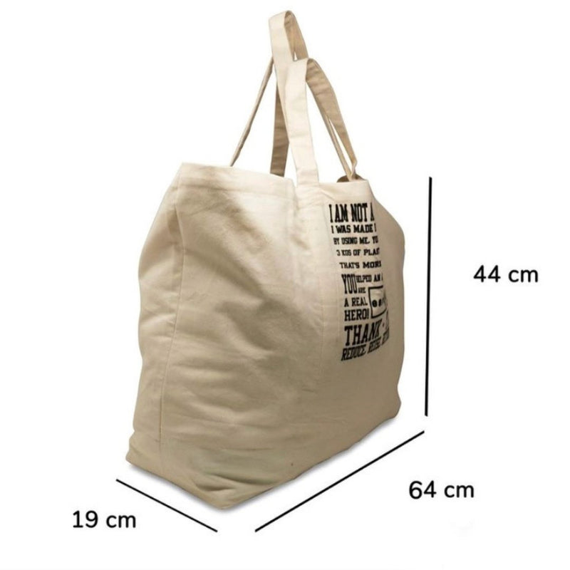 Buy Multi-pocket reusable cotton Shopping Bag | Reusable | Washable | 6 pockets | Shop Verified Sustainable Products on Brown Living