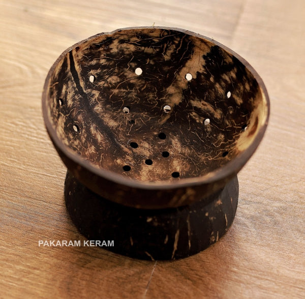 Buy Multi-Purpose Holder Made of Coconut Shell | Shop Verified Sustainable Candles & Fragrances on Brown Living™