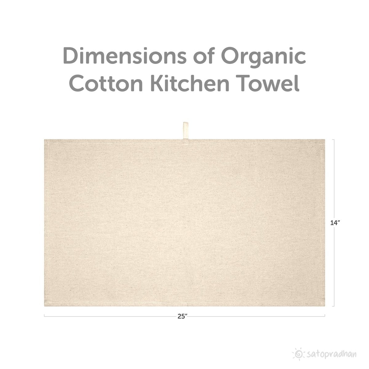 Multipurpose Organic Kitchen Cloth Towels - Set of 4 | Verified Sustainable by Brown Living™