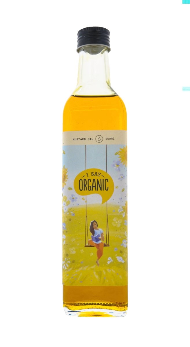 Buy Mustard Oil - 500mL | Shop Verified Sustainable Cooking Oils on Brown Living™