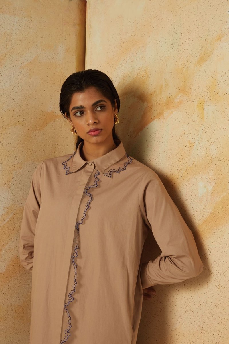 Buy Myra Shirt Dress | Shop Verified Sustainable Products on Brown Living