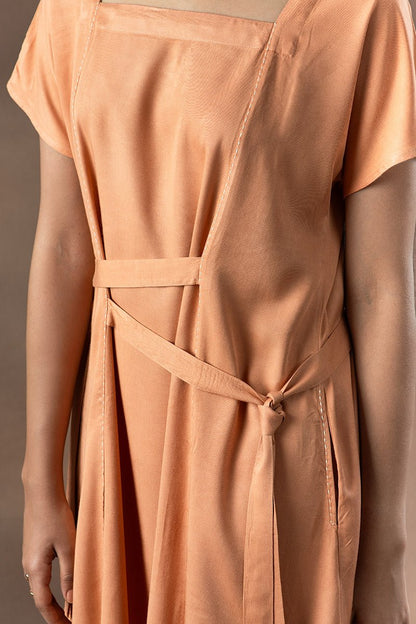 Nafis Viscose Fabric Straight Dress | Verified Sustainable by Brown Living™