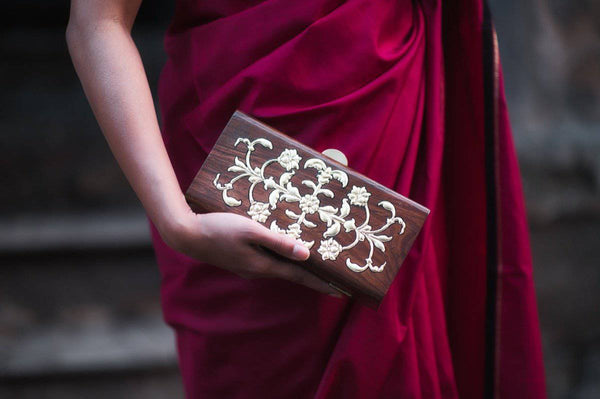 Buy Nakshatra Clutch | Shop Verified Sustainable Products on Brown Living
