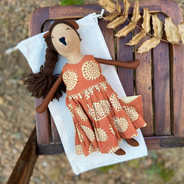 Nala the Lioness- Single Fabric Doll | Verified Sustainable Role & Pretend Play Toys on Brown Living™