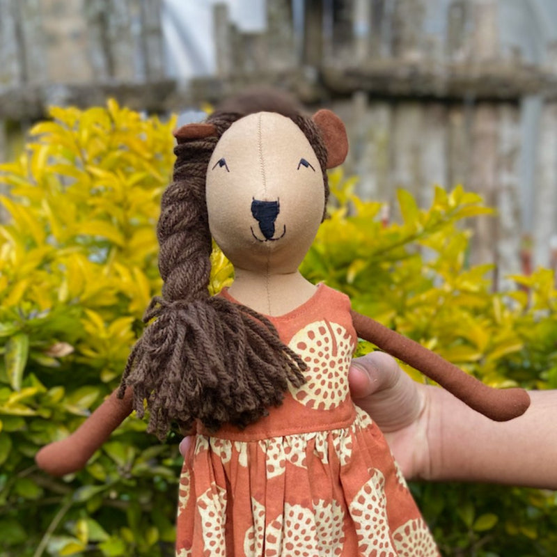 Nala the Lioness- Single Fabric Doll | Verified Sustainable Role & Pretend Play Toys on Brown Living™
