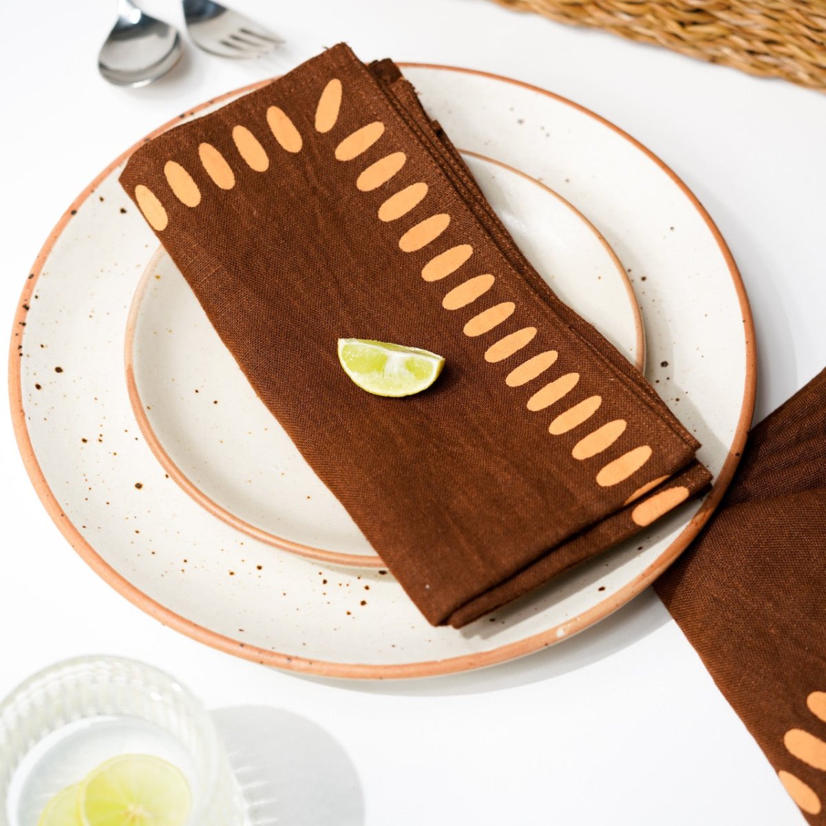 Nantara Napkins | Set of 2/4/6 | Made In Hemp | Verified Sustainable by Brown Living™