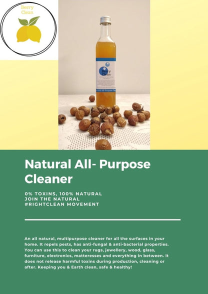 Natural All - Purpose Cleaner | Bioenzyme & Soapnut Extract | Verified Sustainable by Brown Living™