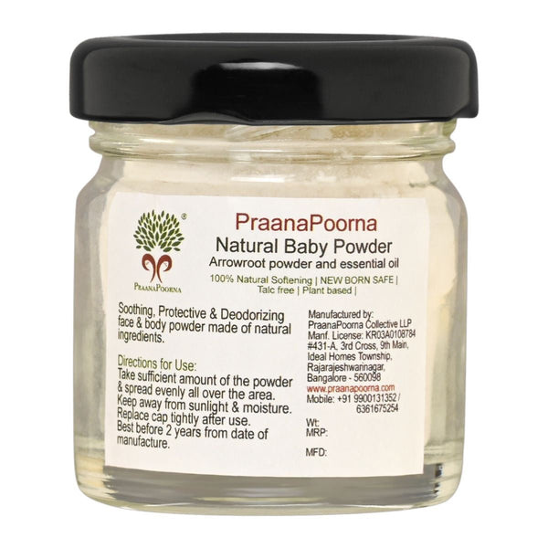 Buy Natural Baby Powder- 20 g | Shop Verified Sustainable Products on Brown Living