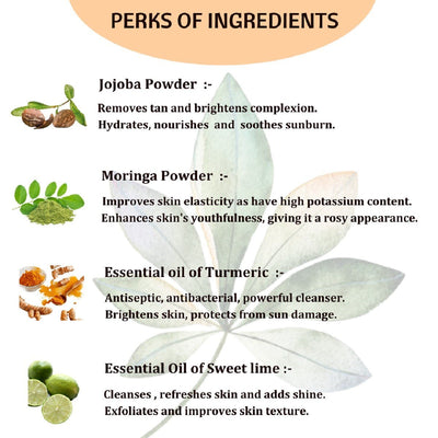 Natural D Tan Face Mask - 50 g – Face Pack on Brown Living™. SKU: SKIE05. Img 3.