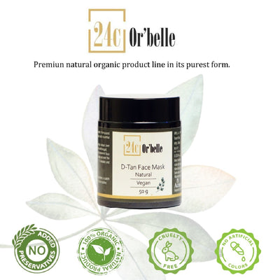 Natural D Tan Face Mask - 50 g – Face Pack on Brown Living™. SKU: SKIE05. Img 6.