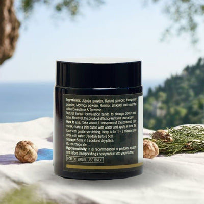 Natural D Tan Face Mask - 50 g – Face Pack on Brown Living™. SKU: SKIE05. Img 2.