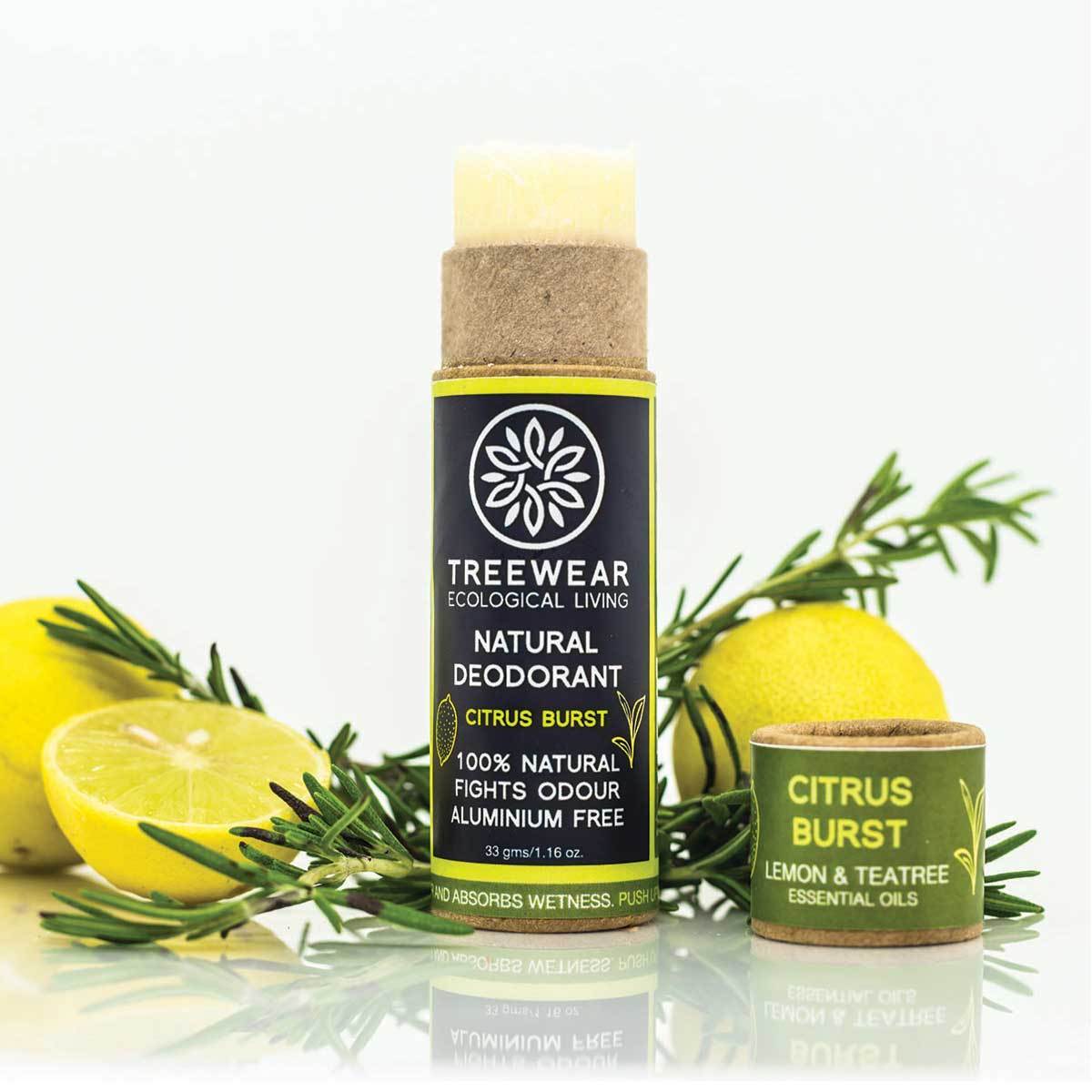 Natural Deodorant Stick - Citrus Burst | Verified Sustainable by Brown Living™