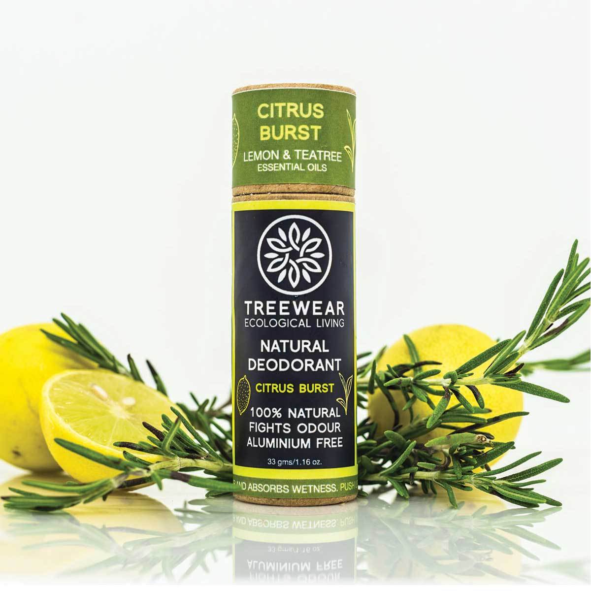 Natural Deodorant Stick - Citrus Burst | Verified Sustainable by Brown Living™