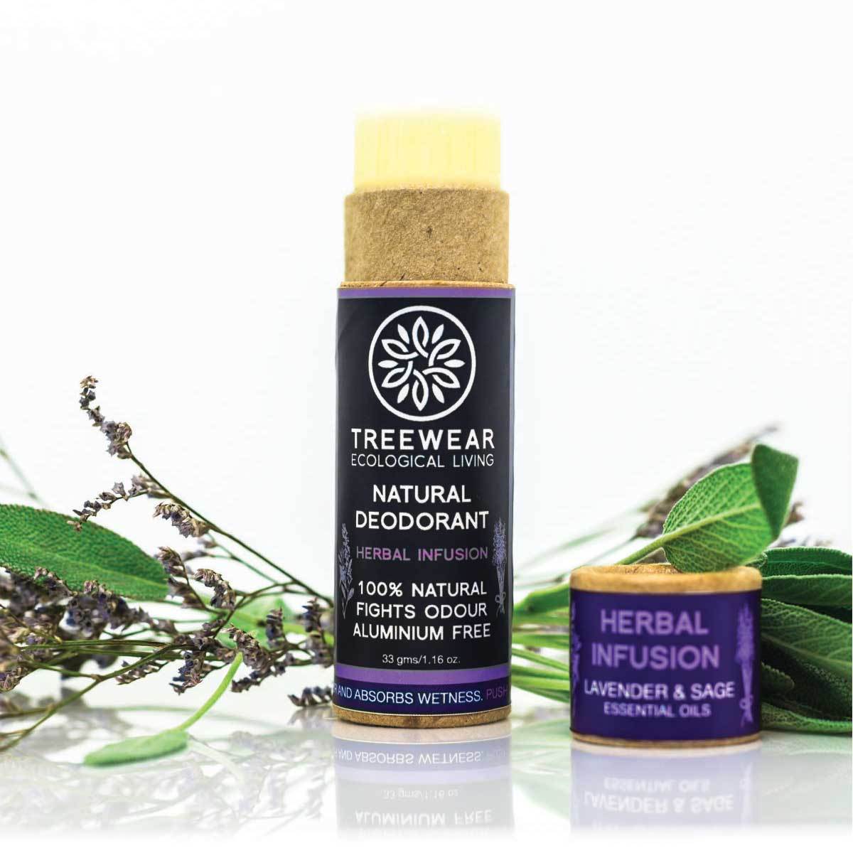 Natural Deodorant Stick - Herbal Infusion | Verified Sustainable by Brown Living™