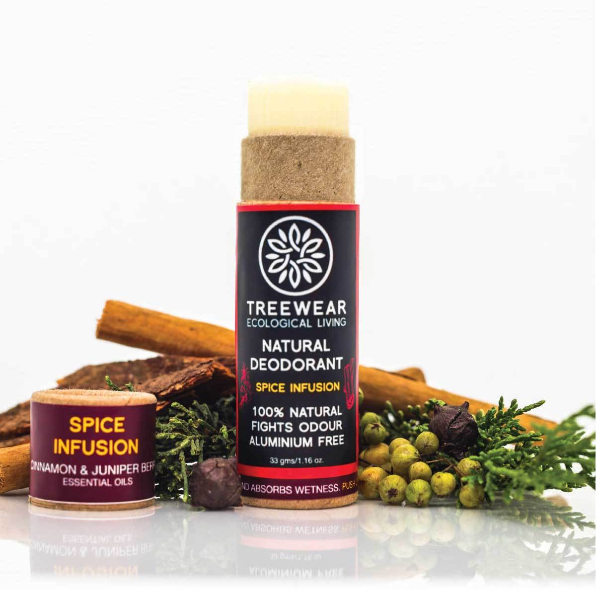 Natural Deodorant Stick - Spice Infusion | Verified Sustainable by Brown Living™