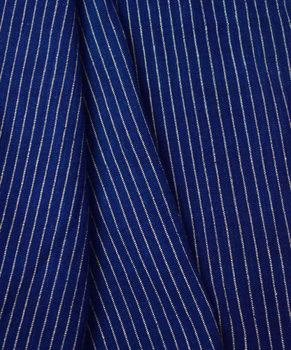 Natural Dyed Handloom Indigo Dark Denim Stripes – Textiles by Sonica Sarna available on Brown Living™. 1 . SKU: 274 - 2907 - 252 - SSD - F05. Img 2.