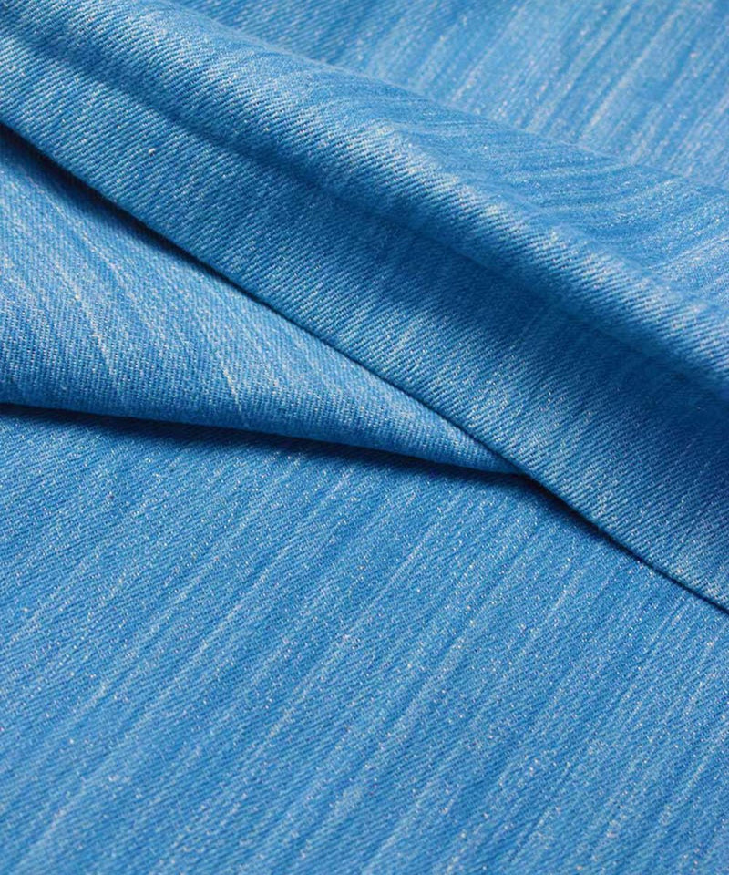 Buy Natural Dyed Handloom Indigo Denim Light | Shop Verified Sustainable Products on Brown Living