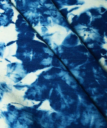 Natural Dyed Handloom Indigo Denim Splash Washed – Textiles by Sonica Sarna available on Brown Living™. 1 . SKU: 274 - 2907 - 274 - SSD - F10. Img 2.