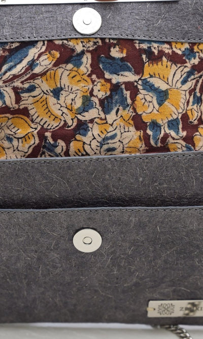 Natural Envelope Sling | Made with coconut leather – Womens Bag on Brown Living™. SKU: ZK6/SDB - 1212_24BL11934. Img 5.