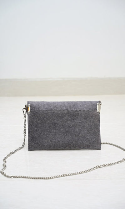 Natural Envelope Sling | Made with coconut leather – Womens Bag on Brown Living™. SKU: ZK6/SDB - 1212_24BL11934. Img 4.