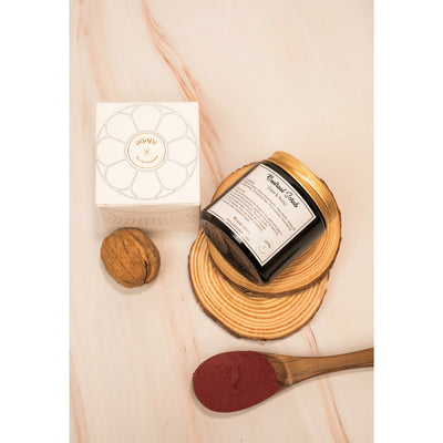 Beetroot Scrub - 100g – Body Scrub on Brown Living™. SKU: BS - 01. Img 2.